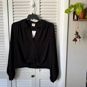 NWT - Intempo - Sheer Long Sleeved Top - XL